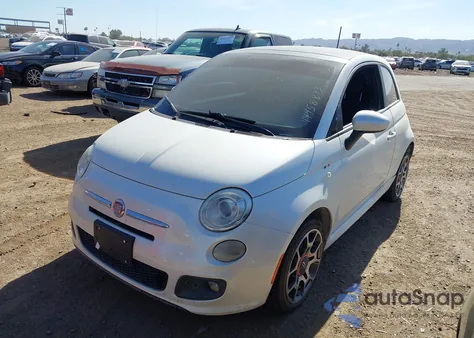 2012 Fiat 500 Sport from USA, damaged, VIN 3C3CFFBR4CT213197